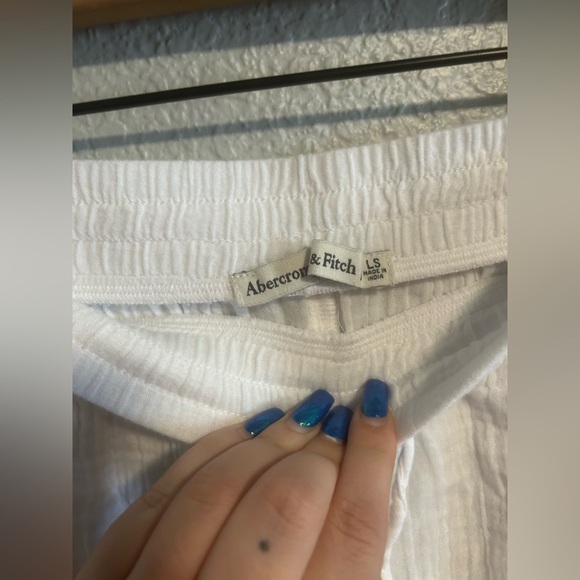Abercrombie & fitch gauze wide leg pants - Picture 4 of 5